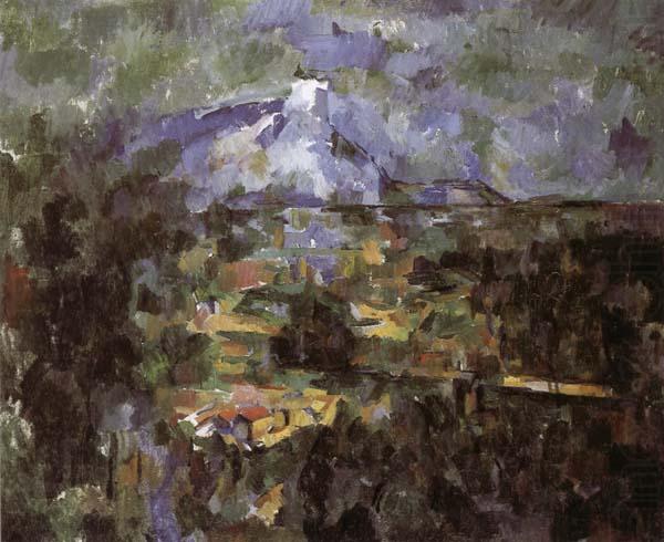 Mont Sainte-Victoire,Seen from Les Lauves, Paul Cezanne